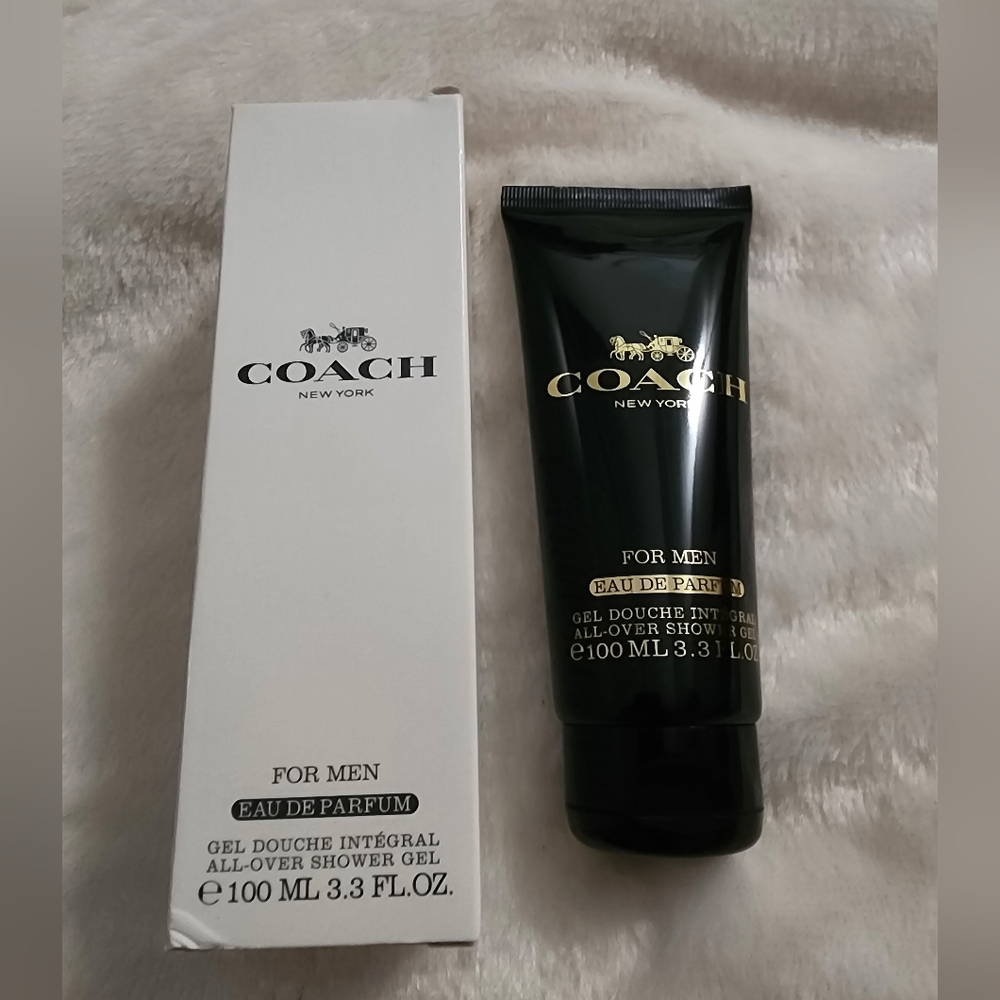 Coach Black Eau de Parfum Shower Gel for Men (100ml/3.3 Fl.oz)